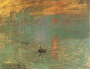 Claude Monet sunrise painting